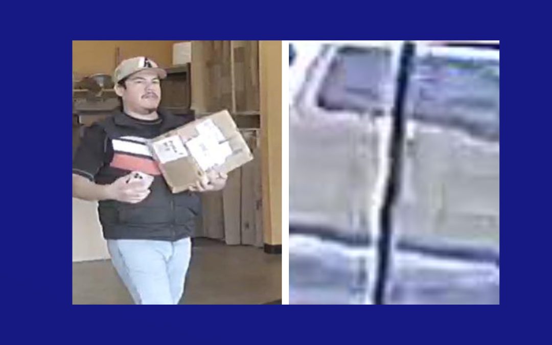 Buscan a persona de interés por robo de paquete en Brownsville