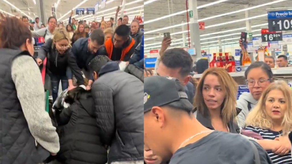 Riña en supermercado: ‘Lady Pavo’ se hace viral tras intentar adelantar en la fila