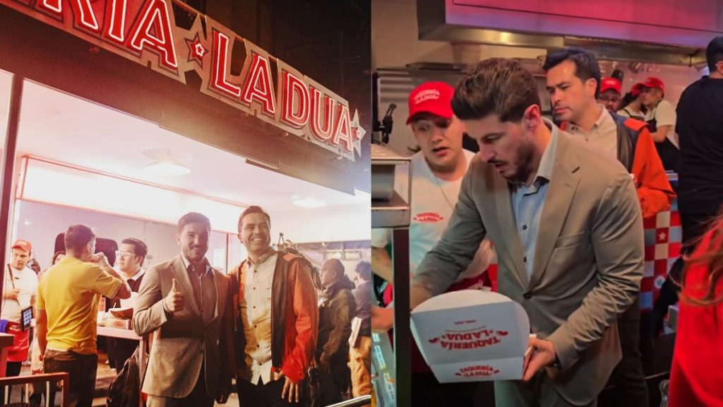 Samuel García Explores Dua Lipa’s Taquería in CdMx with Álvarez Máynez | Watch the Video