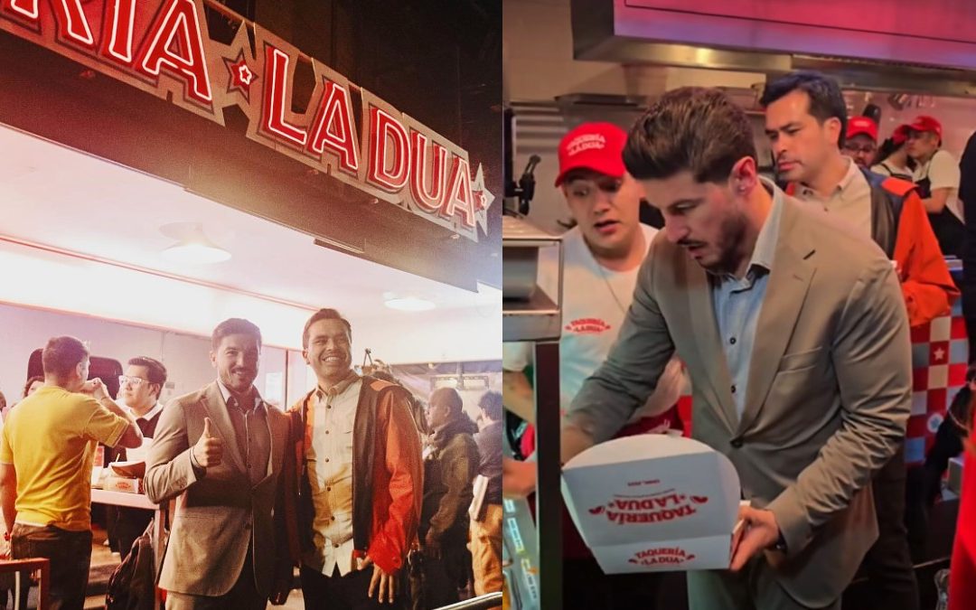 Samuel García Explores Dua Lipa’s Taquería in CdMx with Álvarez Máynez | Watch the Video
