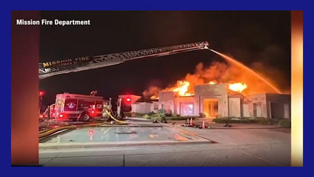 Incendio en Mission: Llamas Consumen Casa en Cimarrón