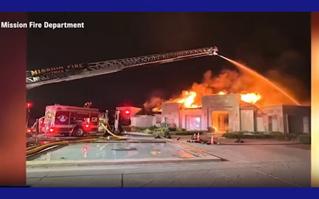 Incendio en Mission: Llamas Consumen Casa en Cimarrón