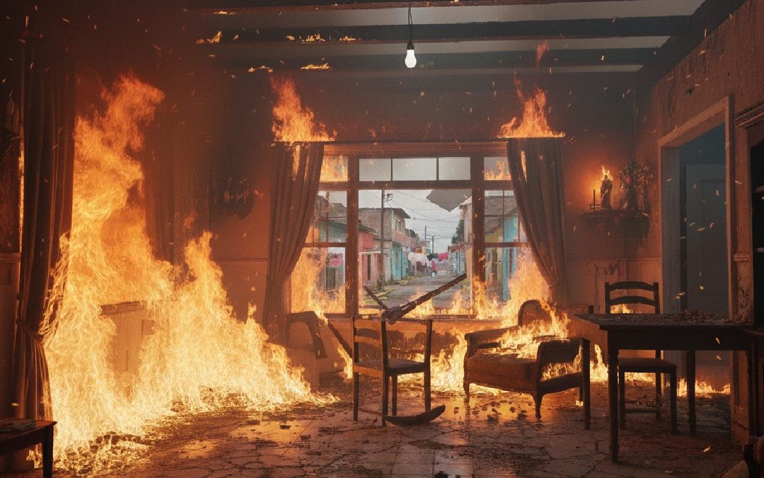 Incendio en Saltillo: Adolescentes Provocan Fuego al Lanzar Cuetes en María del Carmen Cavazos