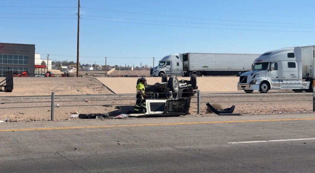 Accidente en cadena en I-10 y Horizon deja un herido, pero los carriles ya están reabiertos