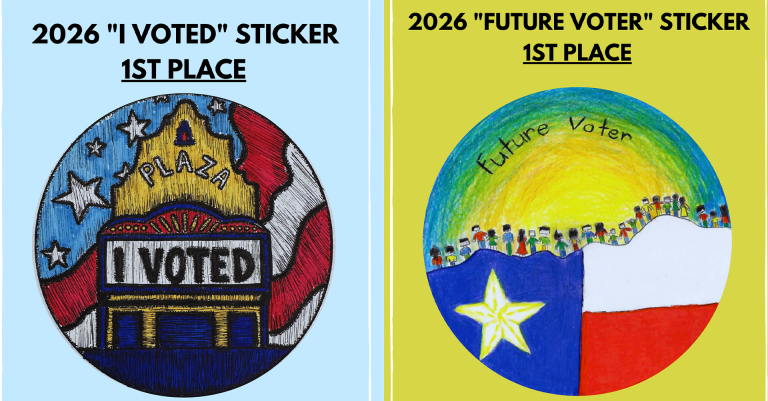 Premiación de Estudiantes en El Paso: Se Anuncian los Ganadores del Concurso de Diseño de Calcomanías para Elecciones 2026