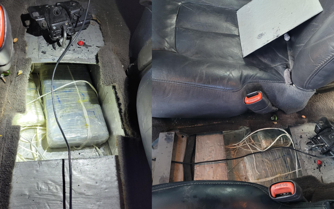 CBP El Paso Detiene el Tráfico de Drogas: Decomiso de Cocaína de 24 Libras en Inspección Vehicular