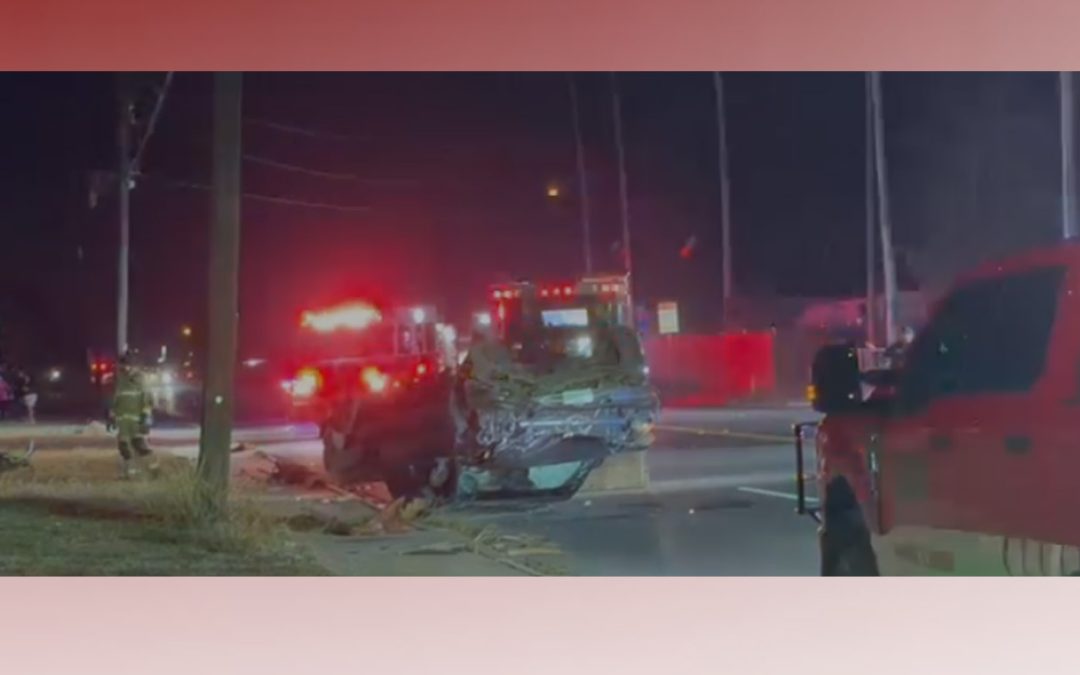Accidente en Ridge Road deja un vehículo volcado en Álamo