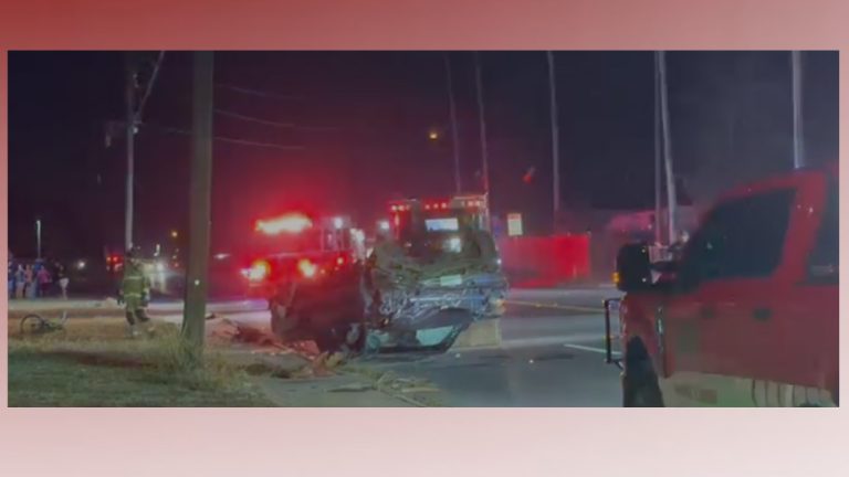 Accidente en Ridge Road deja un vehículo volcado en Álamo