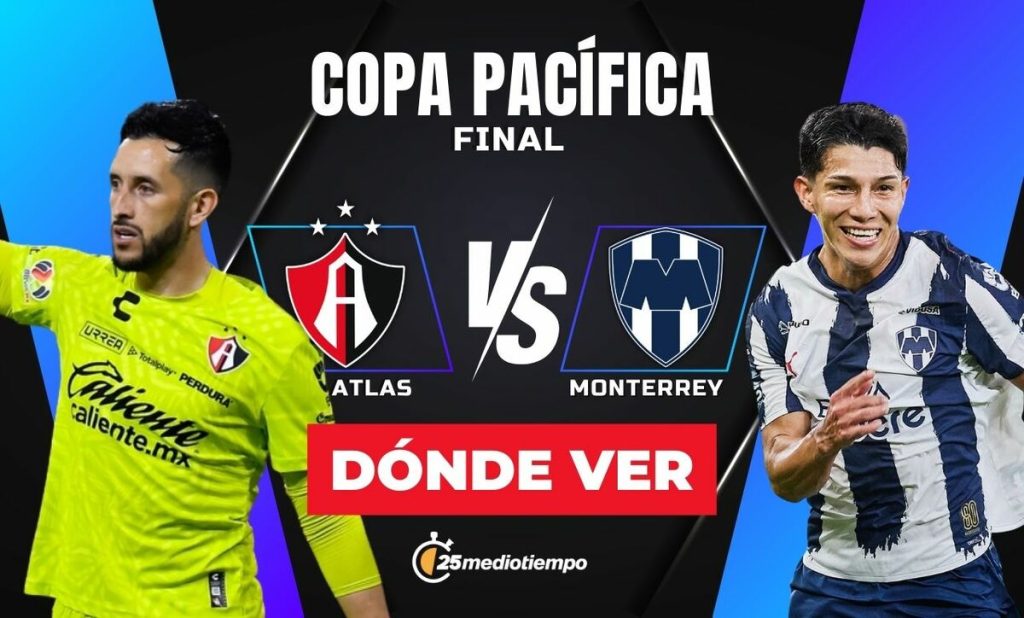Final Copa Pacífica 2026: Atlas vs. Monterrey, ¿A qué hora y dónde disfrutar el partido EN VIVO?