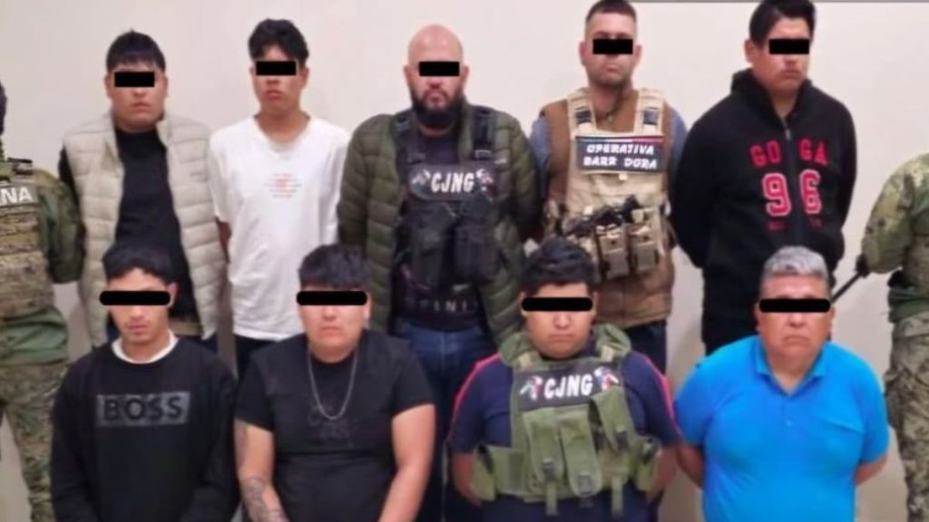 Capturan a 9 presuntos integrantes de ‘La Barredora’ del CJNG en Tecamachalco, Puebla