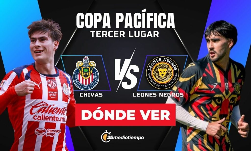 Chivas y Leones Negros: Horario y Transmisión del Partido por el Tercer Lugar de la Copa Pacífica 2026