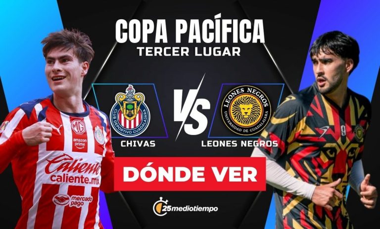 Chivas y Leones Negros: Horario y Transmisión del Partido por el Tercer Lugar de la Copa Pacífica 2026