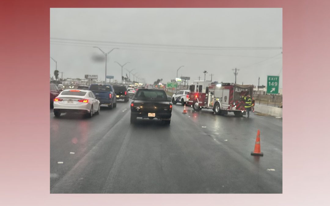 Choque provoca retrasos en carriles oeste de la I-2 en Alamo–San Juan