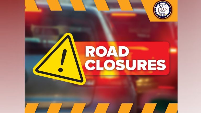 Cierre de carretera en East Sioux Road en San Juan