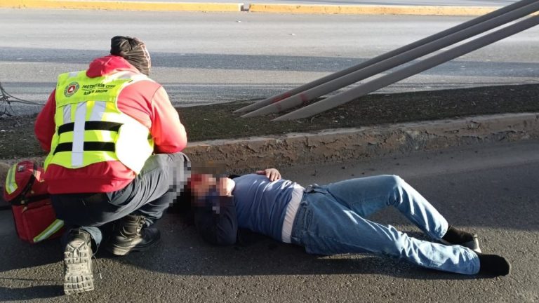 Trágico atropello en la carretera Saltillo-Monterrey: joven de 20 años en estado agresivo