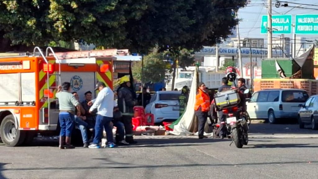 Explosión de Gas en Puesto Callejero en Puebla Deja 14 Heridos