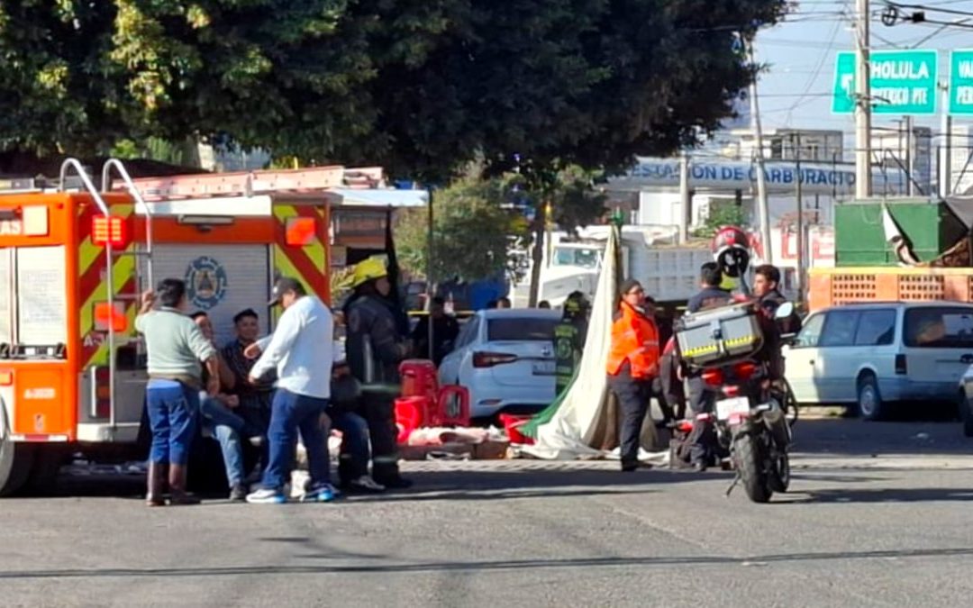 Explosión de Gas en Puesto Callejero en Puebla Deja 14 Heridos