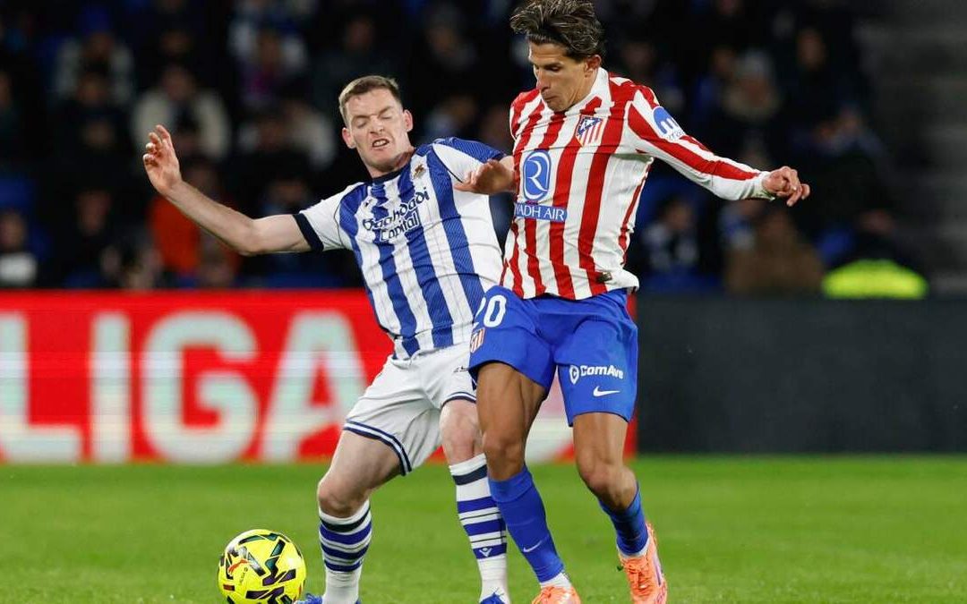Atlético de Madrid empata con Real Sociedad y pierde terreno en la lucha por la cima