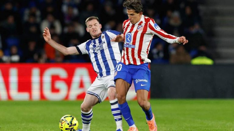 Atlético de Madrid empata con Real Sociedad y pierde terreno en la lucha por la cima