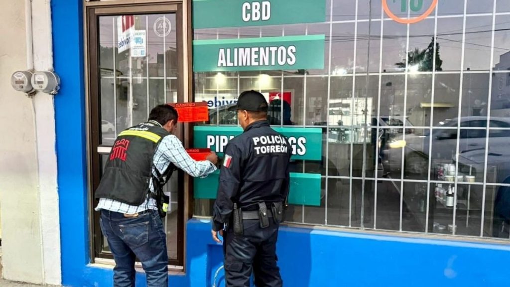 Clausura de Tienda de Derivados de Cannabis en Torreón: Impedimientos por Parte del Personal