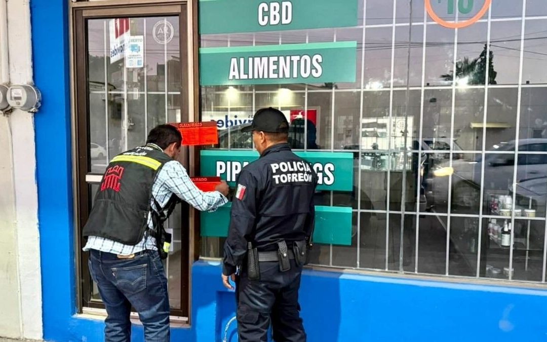 Clausura de Tienda de Derivados de Cannabis en Torreón: Impedimientos por Parte del Personal