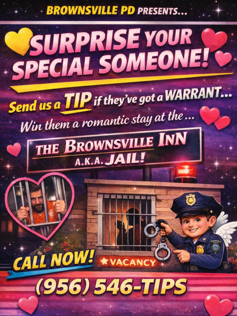 Brownsville PD lanza campaña creativa para localizar a personas con órdenes de arresto