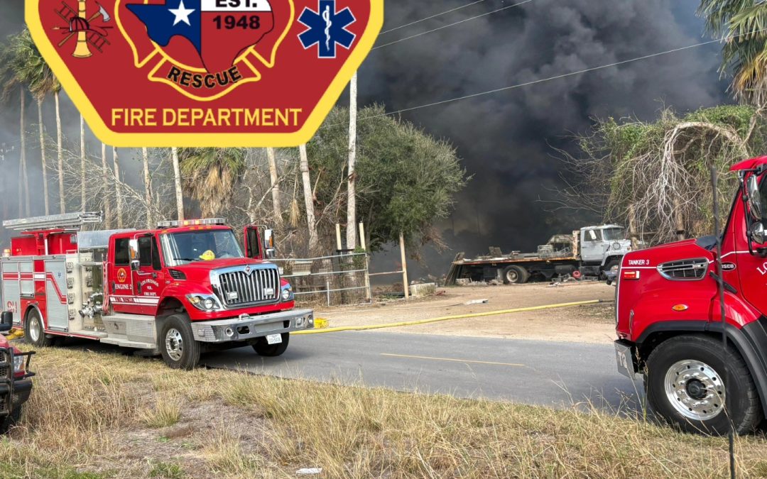 Autoridades del Condado Cameron responden a incendio de gran magnitud en Bayview