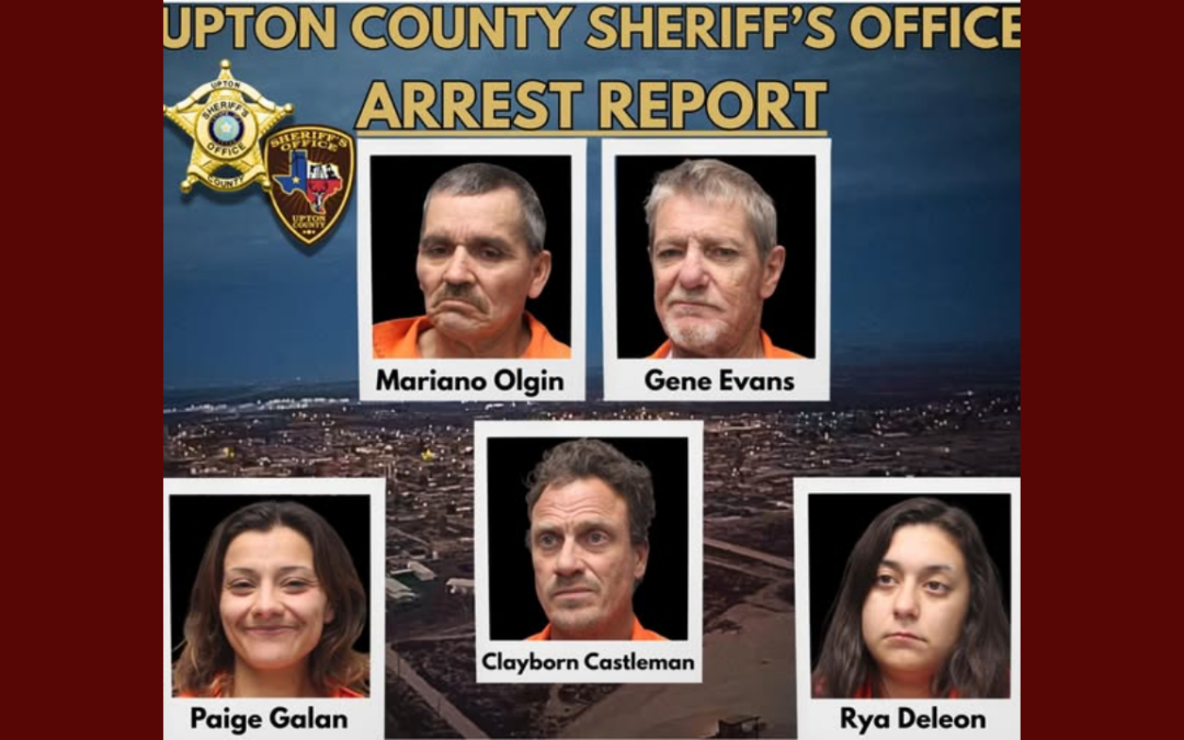 Incautación de Metanfetamina y Cinco Arrestos en Operativo en McCamey