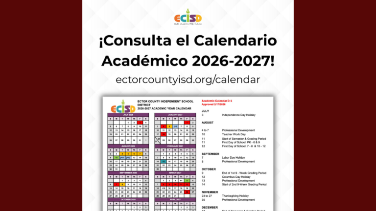 Calendario Académico ECISD 2026-2027: Resultados de la Consulta Comunitaria