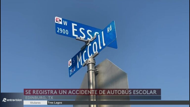 Accidente Escolar En Edinburg Sin Heridos