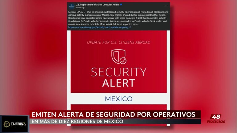 Advertencia Del Departamento De Estado De EE.UU.