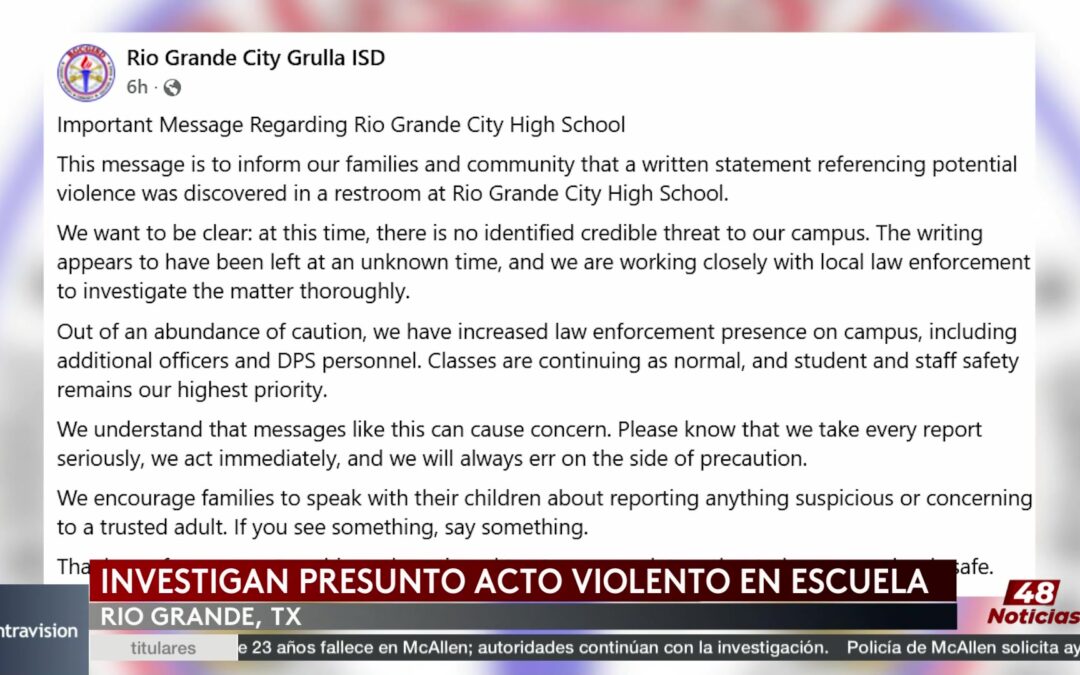 Aumento De Seguridad En Escuela De Rio Grande