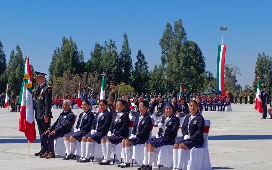 Alejandro Armenta Refuerza su Compromiso con la Seguridad y la Paz en el Día de la Bandera
