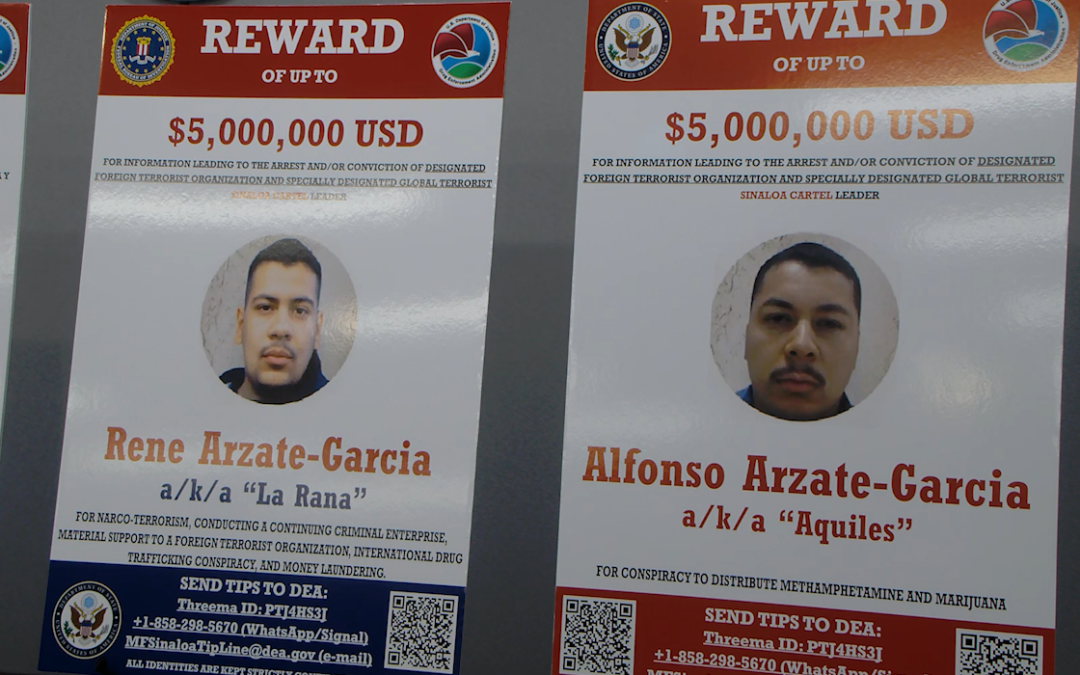 Acusan de narcoterrorismo a René Arzate-García, líder del cártel de Tijuana; ofrecen $5 millones por su captura