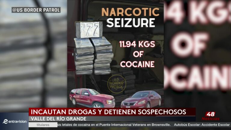 Frontera: Detención En Punto Fronterizo: Confiscan Cocaína