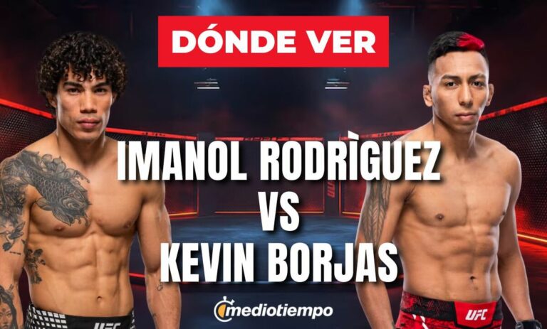 Imanol Rodríguez y Kevin Borjas: ¿Dónde y a qué hora ver la pelea UFC en México hoy?