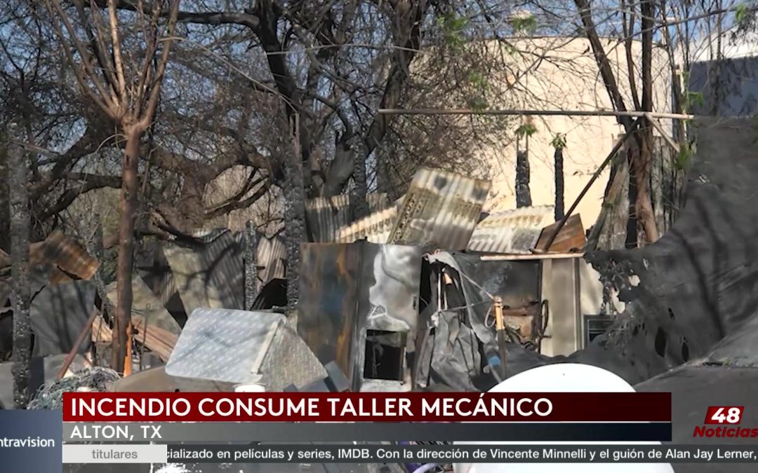 Incendio En Alto Consume Taller Mecánico