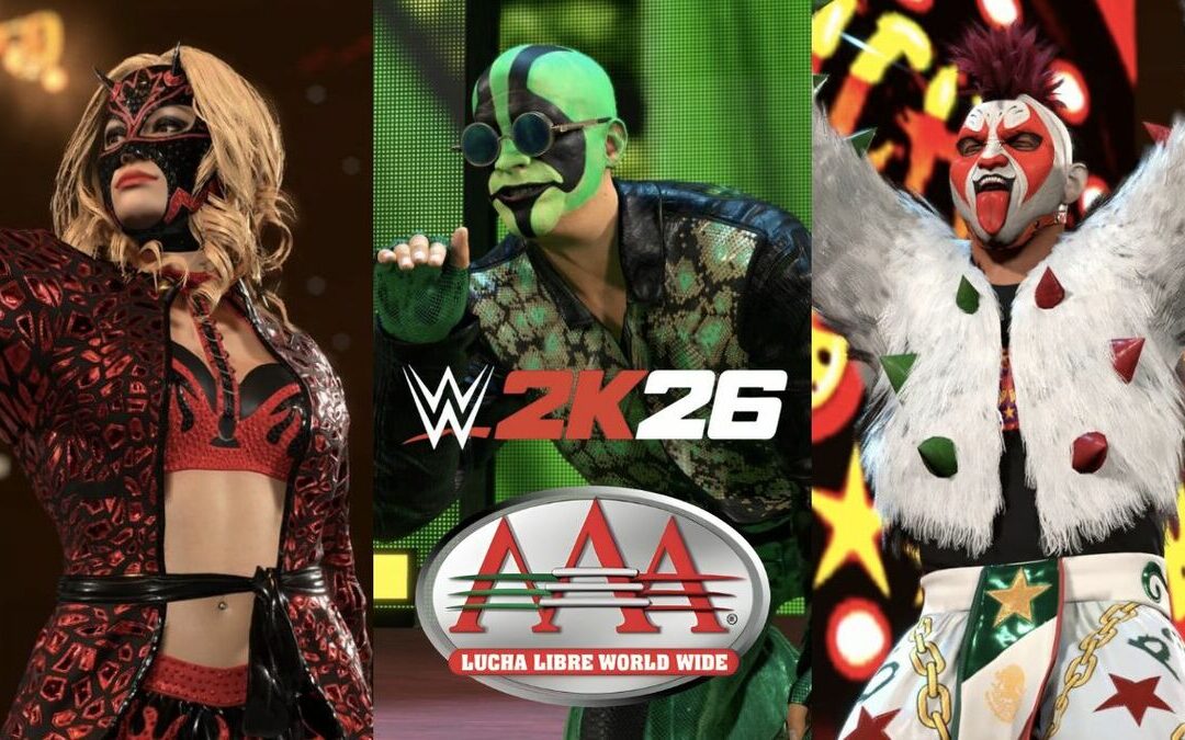 ¡WWE 2K26 Desvela Imágenes Exclusivas de Luchadores de AAA para Este Año!