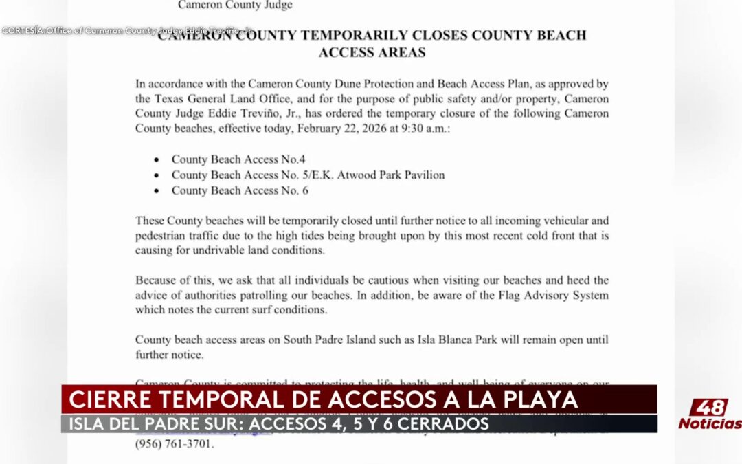 Playa Cerrada: Playas De South Padre Island Cerradas Por Mareas Altas