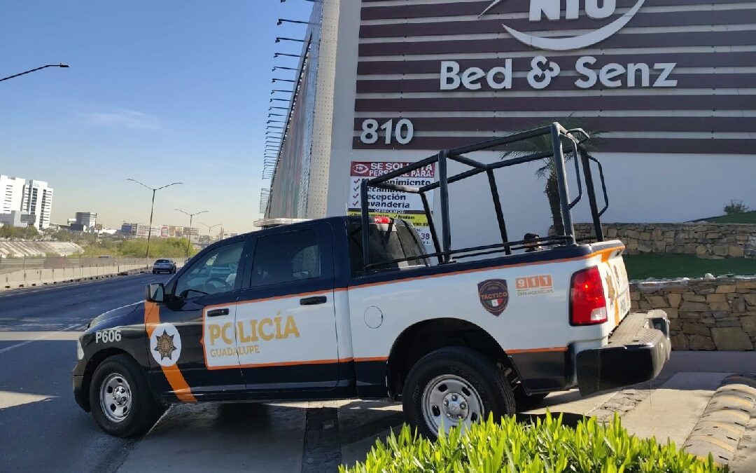 Detenido en Guadalupe por agredir a mujer en hotel y portar un arma