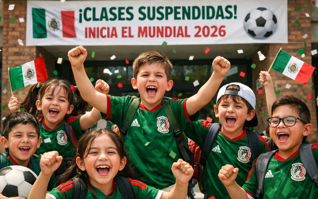 Suspensión de Clases para Estudiantes durante los Partidos de México en el Mundial 2026