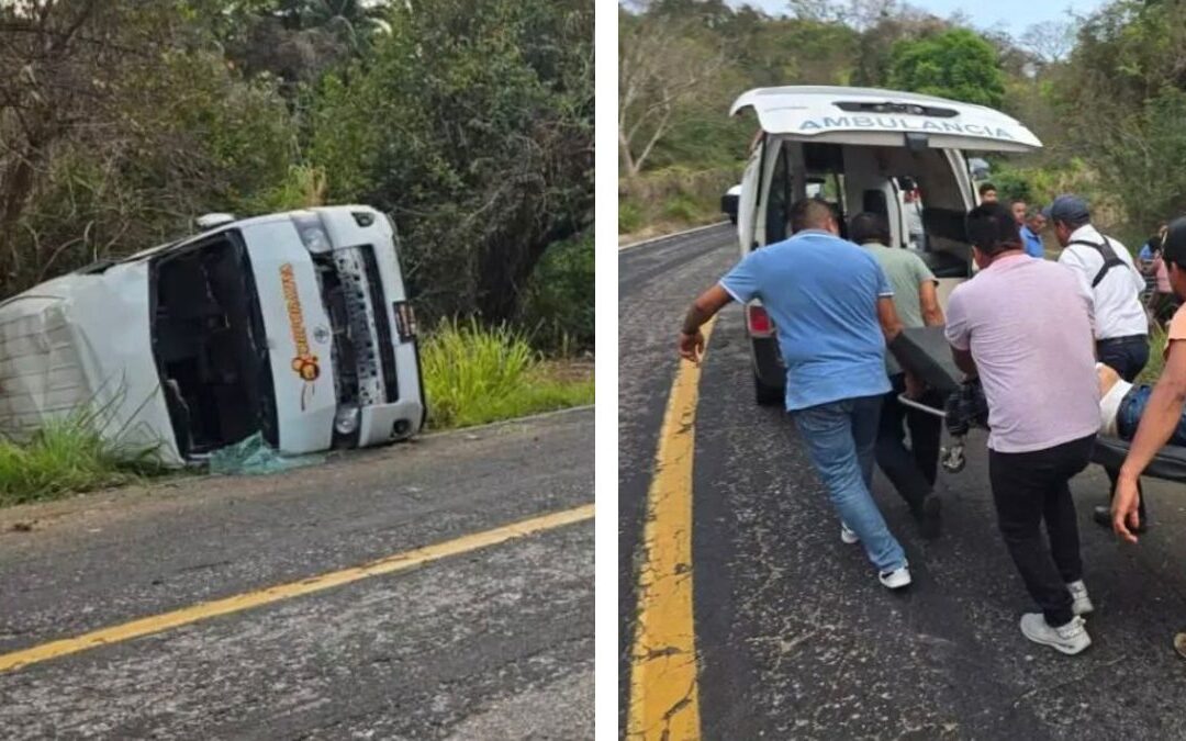 Impactante Accidente en Oaxaca: Conductor Huye Tras Volcadura de Autobús