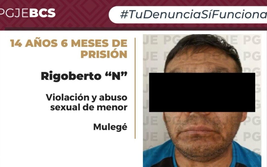Condenado por Abuso: Hombre Recibe 14 Años de Prisión por Caso de Menor de Edad