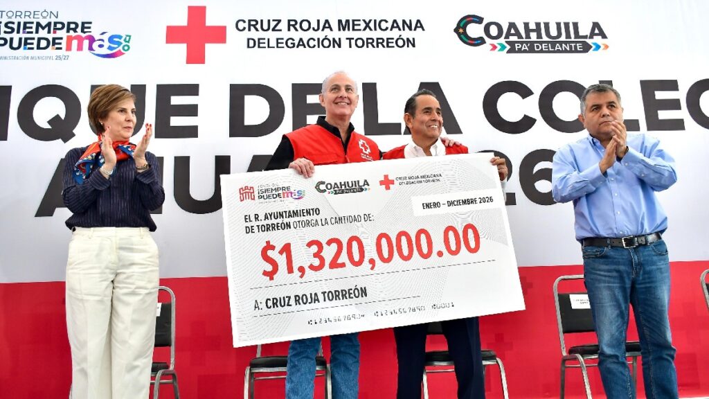 Cruz Roja Torreón: Inicia la Colecta Anual 2026 con Apoyo de Román Alberto Cepeda González