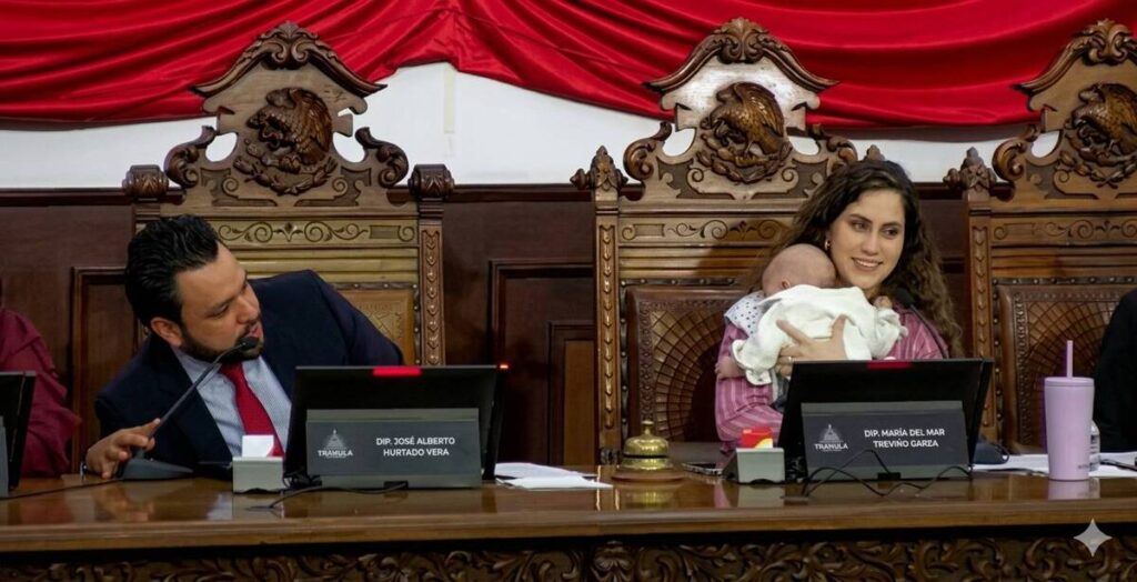 Furor en Redes: Diputada Marimar Treviño Lleva a su Bebé al Congreso del Estado