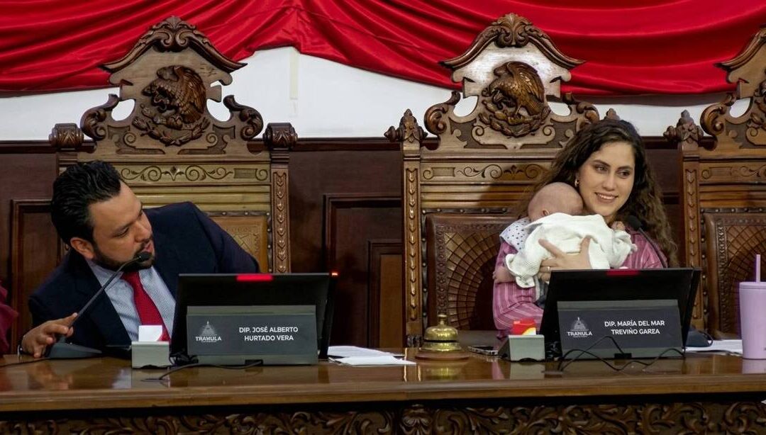 Furor en Redes: Diputada Marimar Treviño Lleva a su Bebé al Congreso del Estado