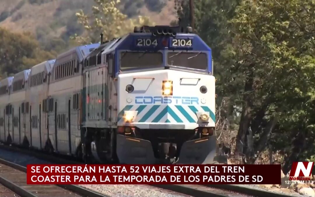 Tren Coaster Facilita el Acceso al Petco Park Durante la Temporada de Béisbol de los Padres
