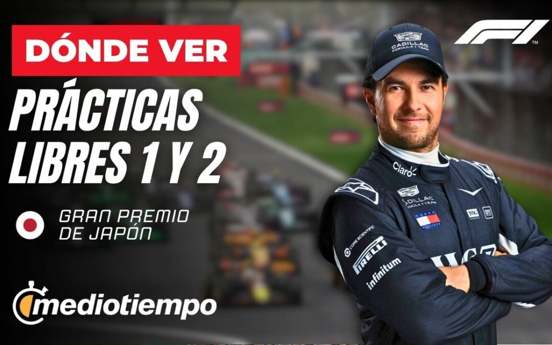 Gran Premio de Japón: Transmisión EN VIVO de las Prácticas 1 y 2 con Checo Pérez