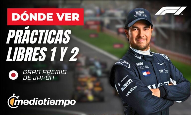 Gran Premio de Japón: Transmisión EN VIVO de las Prácticas 1 y 2 con Checo Pérez