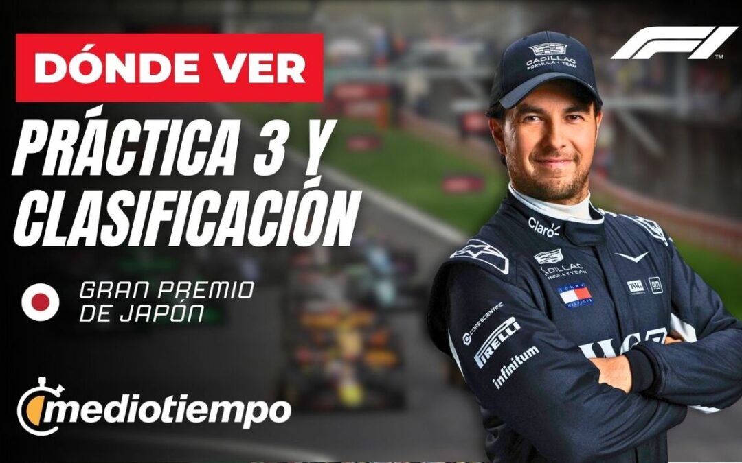 Gran Premio de Japón 2023: Horario y Dónde Ver la Práctica 3 y Clasificación de Checo Pérez en Vivo